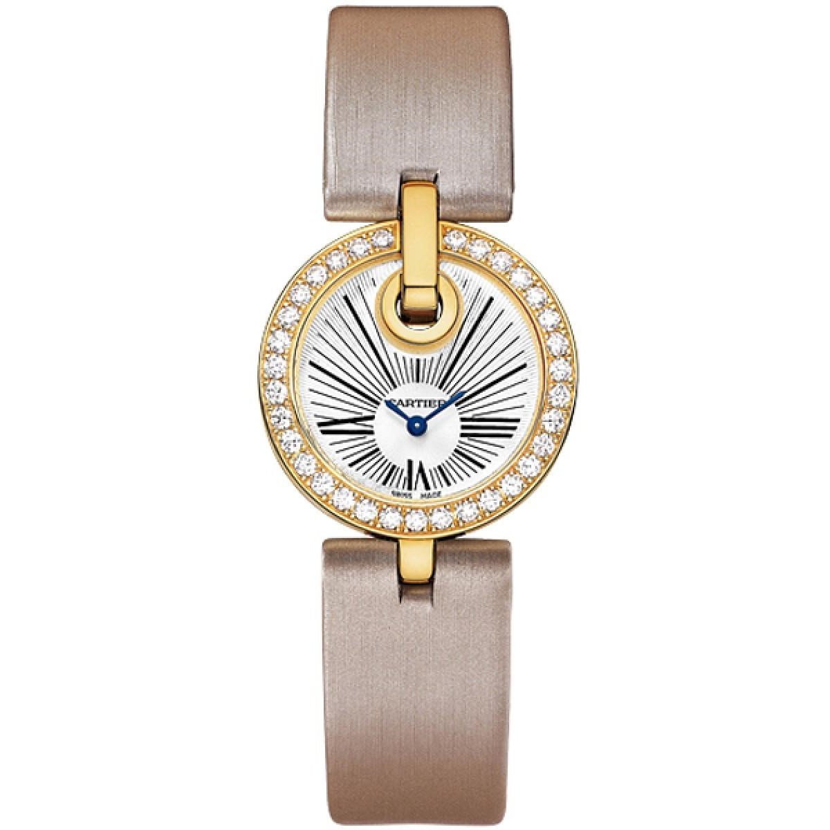 Cartier Women's WG600006 Captive De Cartier Beige Fabric Watch