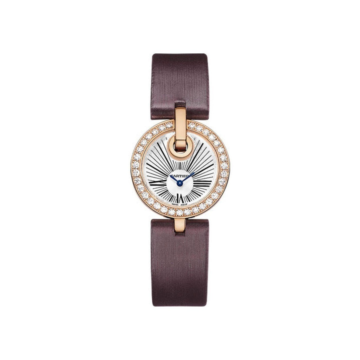Cartier Women's WG600007 Captive De Cartier Brown Fabric Watch
