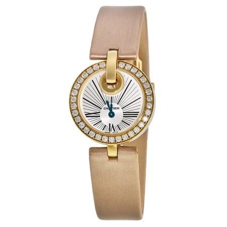 Cartier Women's WG600011 Captive De Cartier Brown Fabric Watch