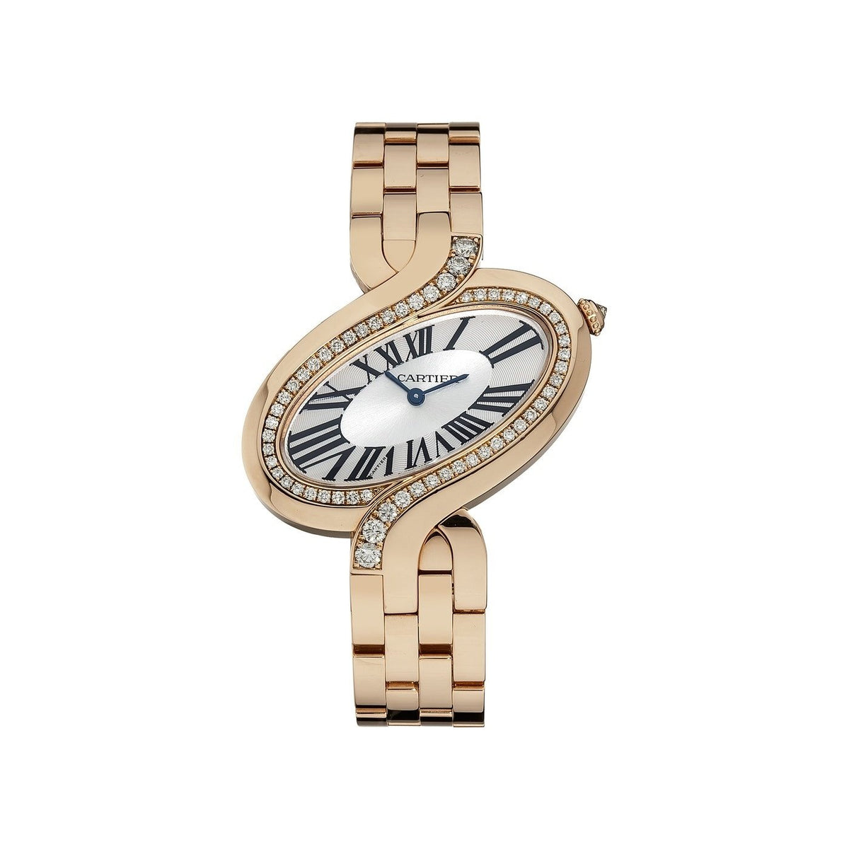 Cartier Women's WG800006 Delices de Cartier Rose Gold-Tone 18kt Rose Gold Watch