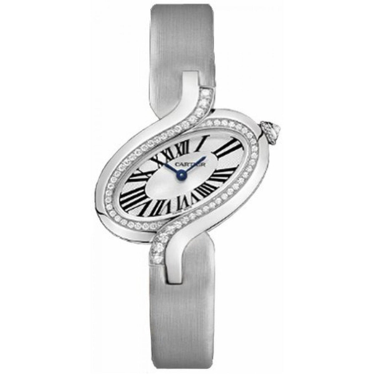 Cartier Women's WG800018 Delices De Cartier Grey Fabric Watch