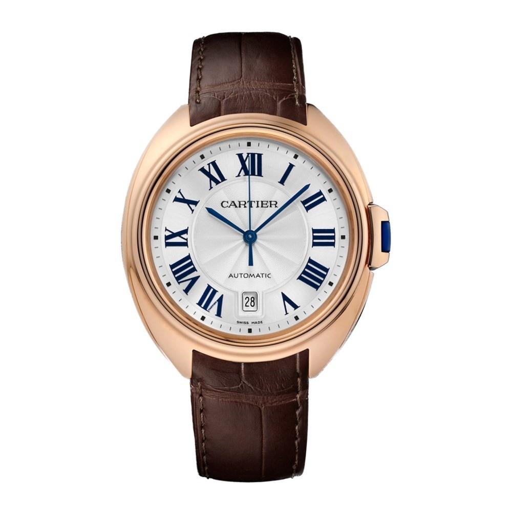 Cartier Women's WGCL0019 Cle De Cartier Brown Leather Watch