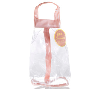White Shoulders Elizabeth Arden  "Peach" Clear Cosmetic Bag    35488