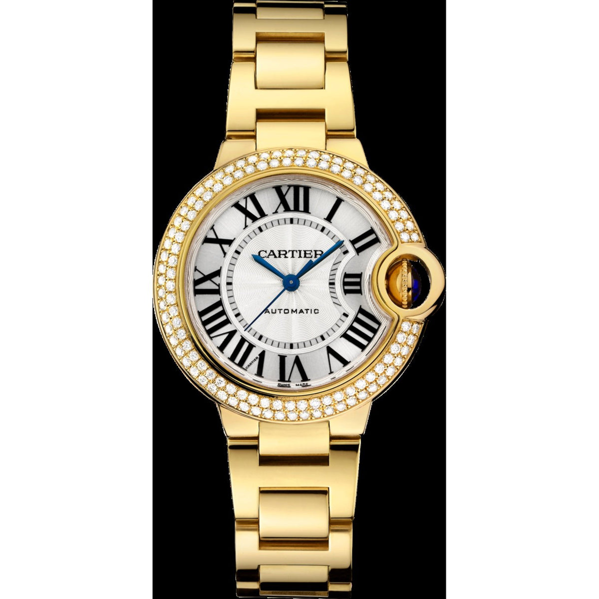 Cartier Women&#39;s WJBB0002 Ballon Bleu Gold-Tone Stainless Steel Watch