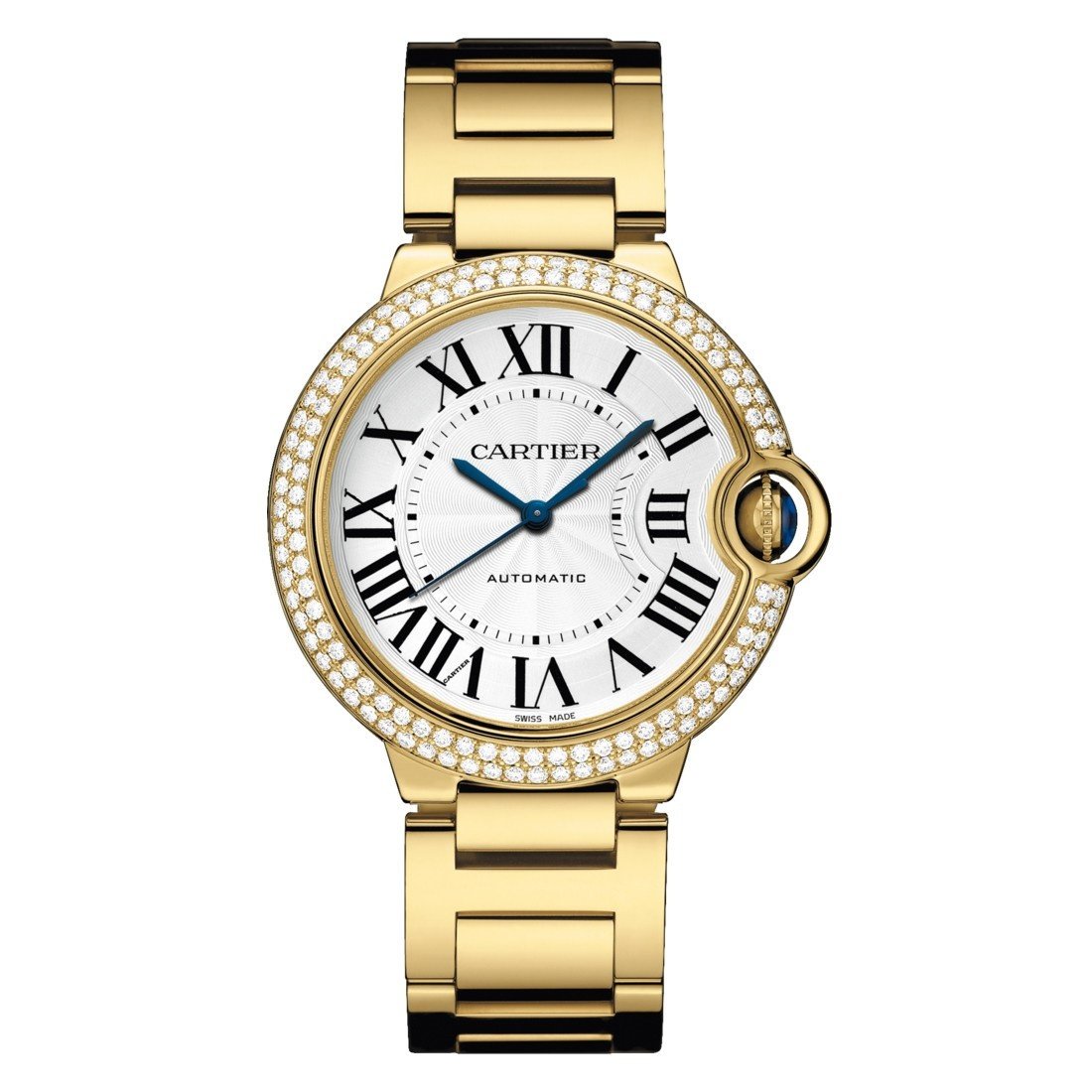 Cartier Women&#39;s WJBB0007 Ballon Bleu Gold-Tone Stainless Steel Watch