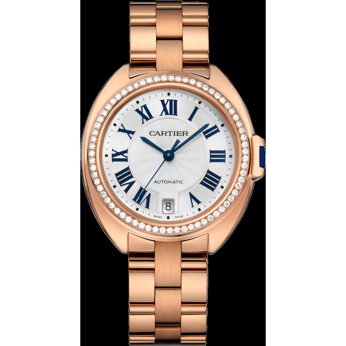 Cartier Women's WJCL0006 Cle De Cartier Rose Gold-Tone Stainless Steel Watch