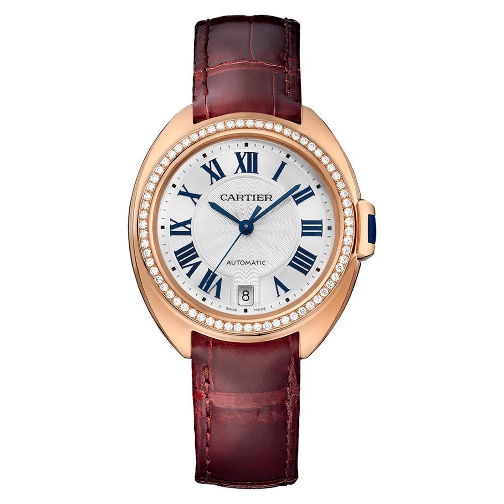 Cartier Women's WJCL0013 Cle De Cartier Red Leather Watch