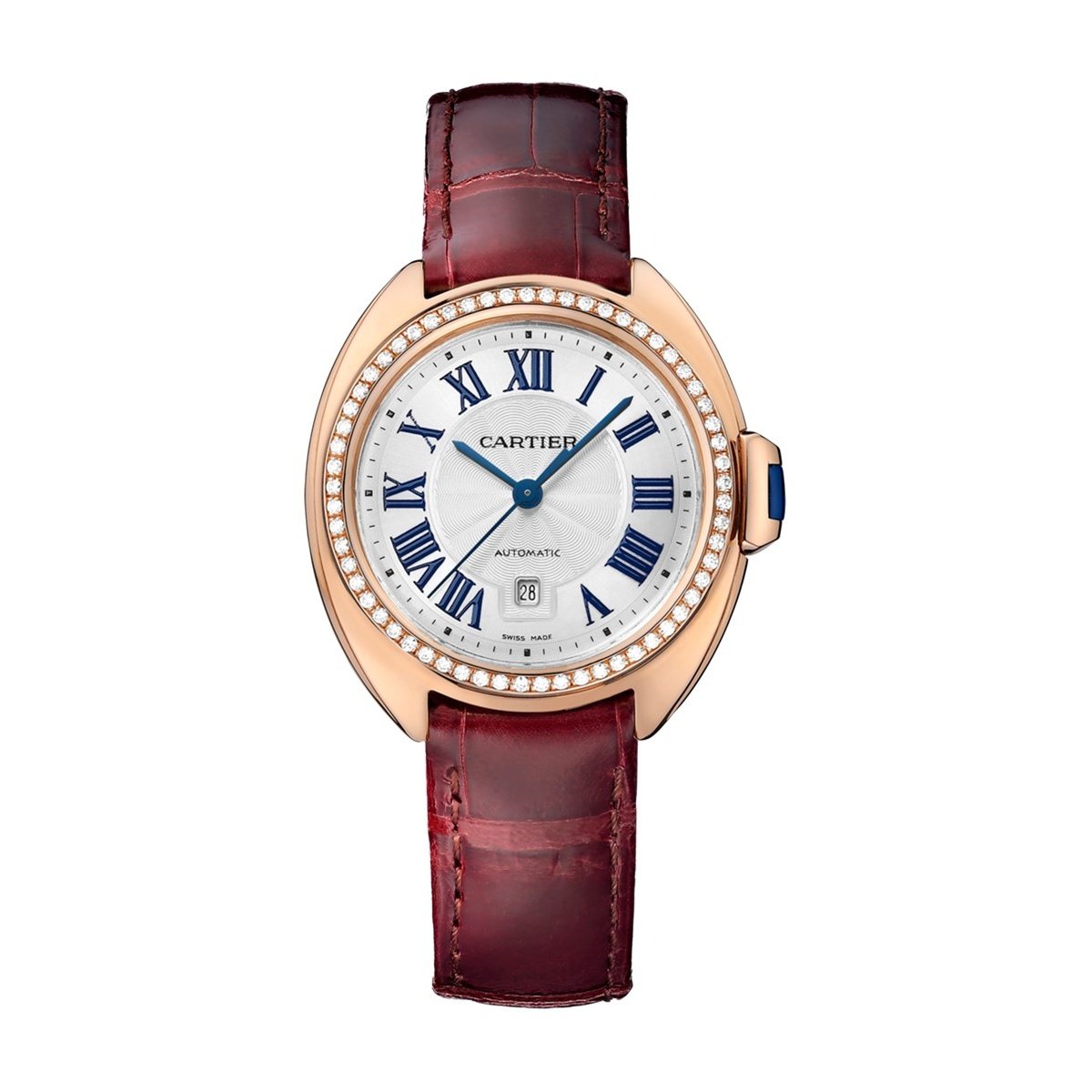 Cartier Women's WJCL0047 Cle Red Leather Watch