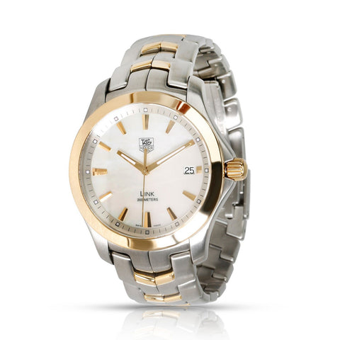 Tag Heuer Men's WJF1152.BB0579 Link Two-Tone 18kt Gold And Stainless Steel Watch