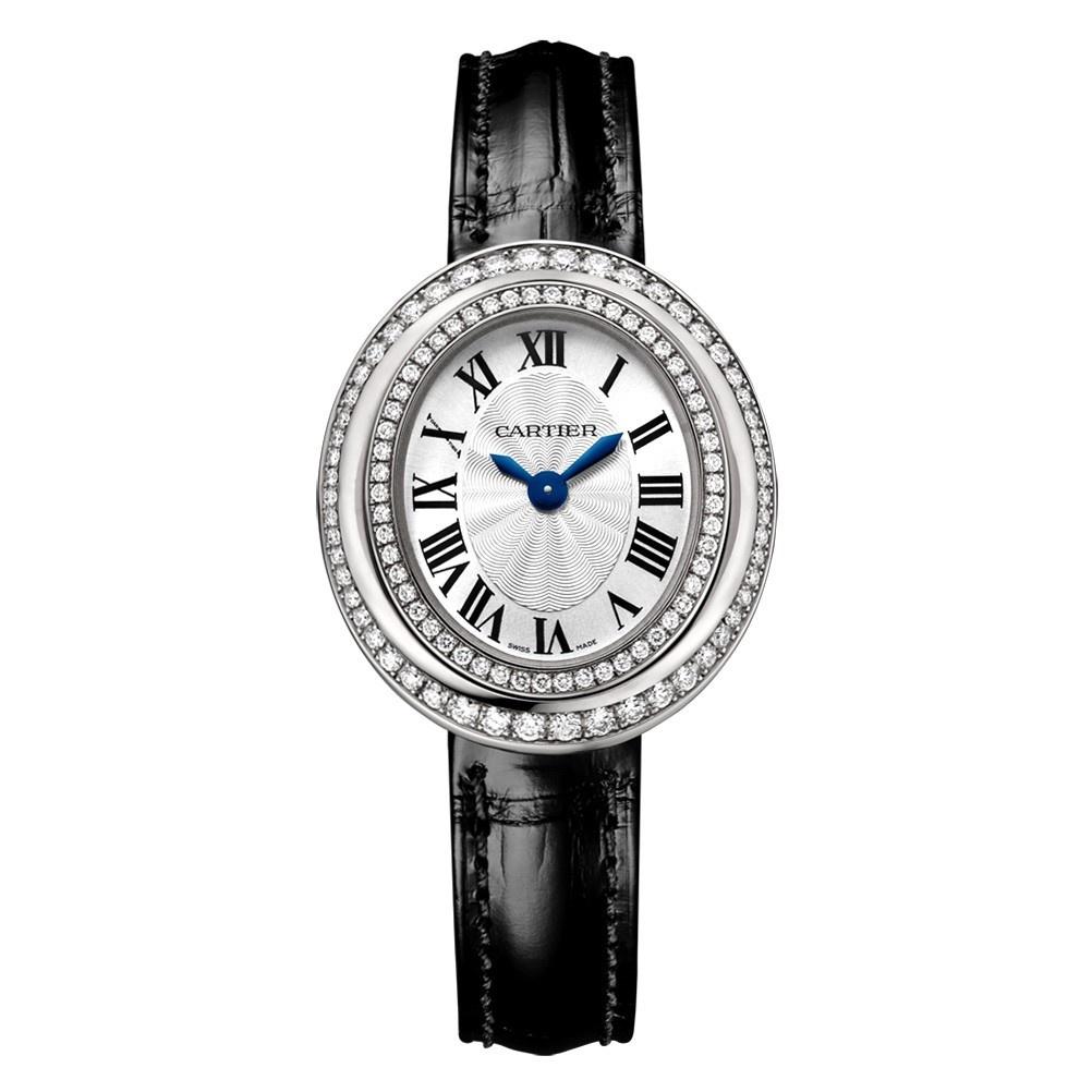 Cartier Women's WJHY0005 Hypnose Black Leather Watch