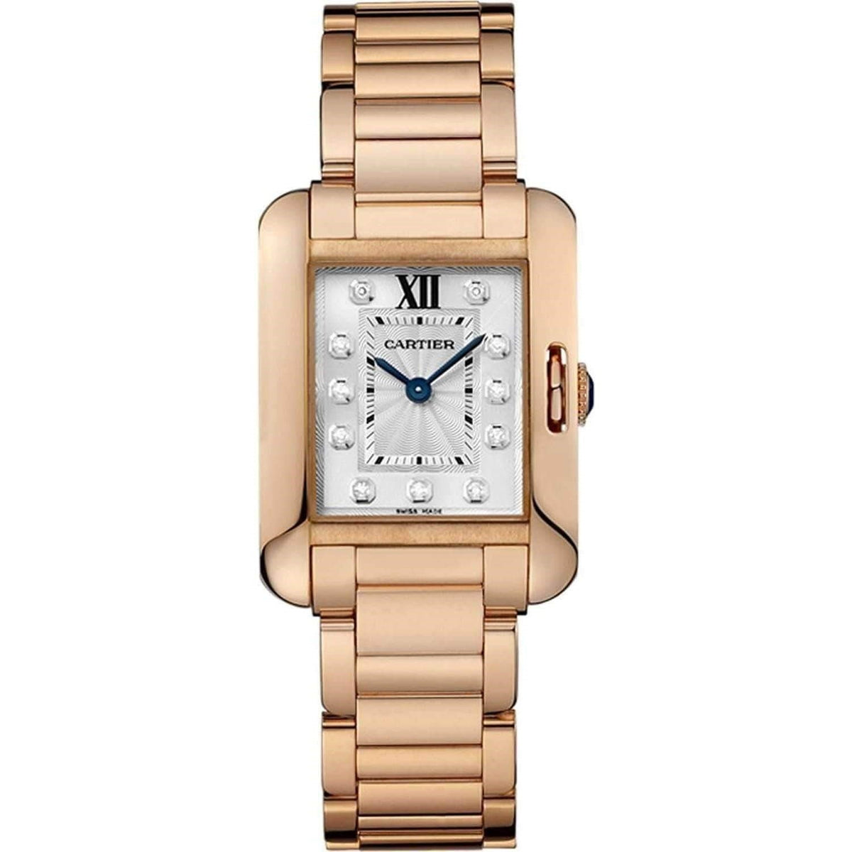 Cartier Women's WJTA0004 Tank Anglaise Rose Gold-Tone 18kt Rose Gold Watch