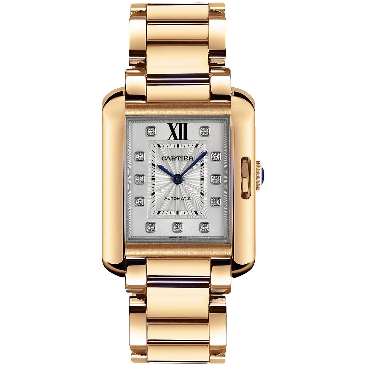 Cartier Women's WJTA0005 Tank Anglaise Rose Gold-Tone 18kt Rose Gold Watch