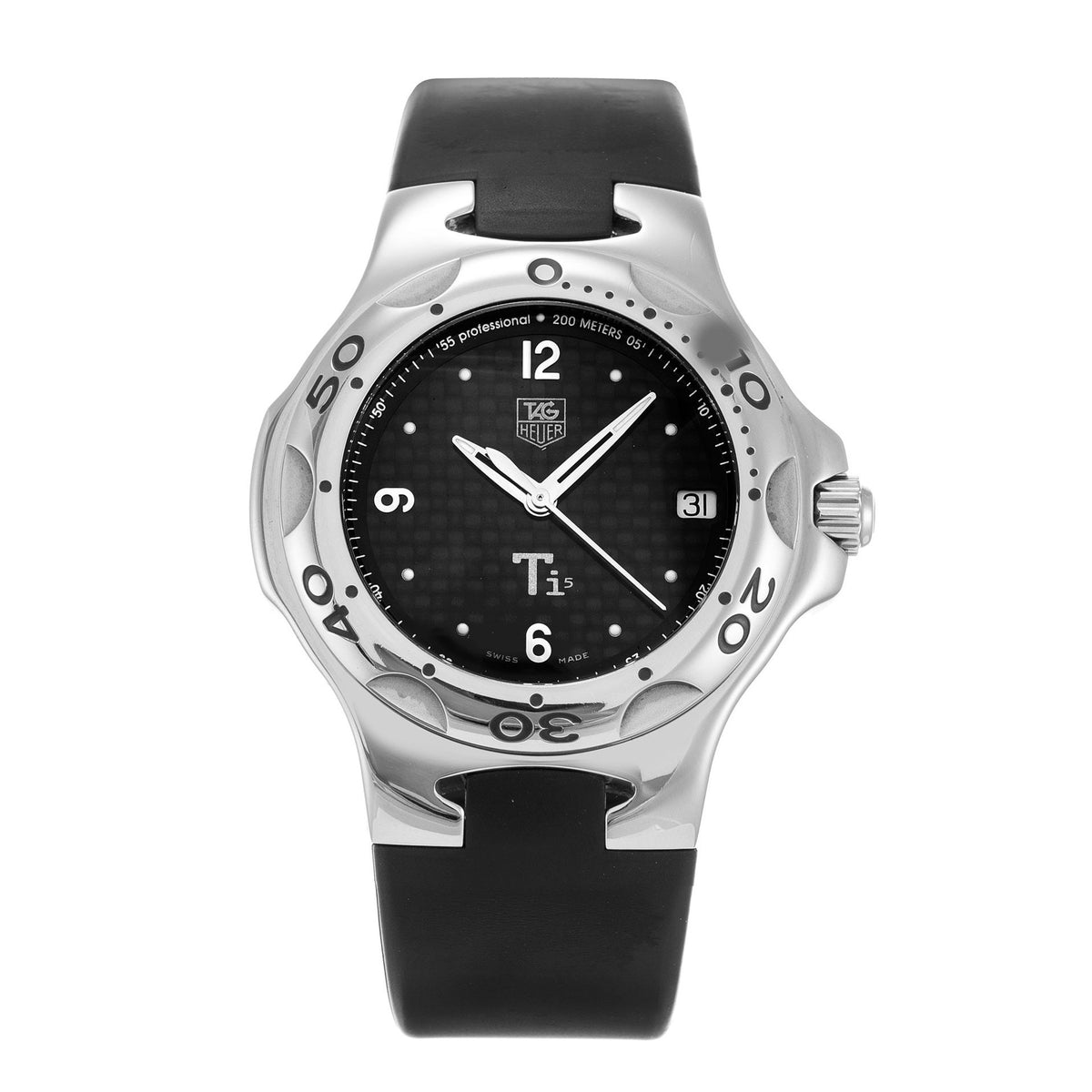 Tag Heuer Men's WL1180.FT6000 Kirium Black Rubber Watch