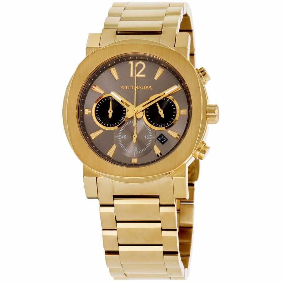 Wittnauer Men&#39;s WN3006 Aiden Chronograph Gold-Tone Stainless Steel Watch