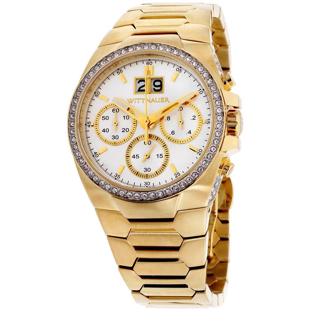Wittnauer Men&#39;s WN3055 Brody Chronograph Gold-Tone Stainless Steel Watch