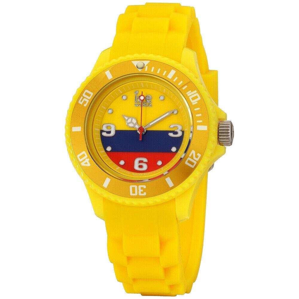 Ice Watch Unisex WO.CO.S.S.12 Ice-World Yellow Silicone Watch