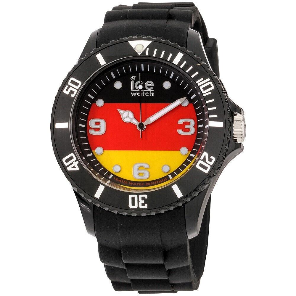 Ice Watch Unisex WO.DE.B.S.12 Ice-World Black Silicone Watch