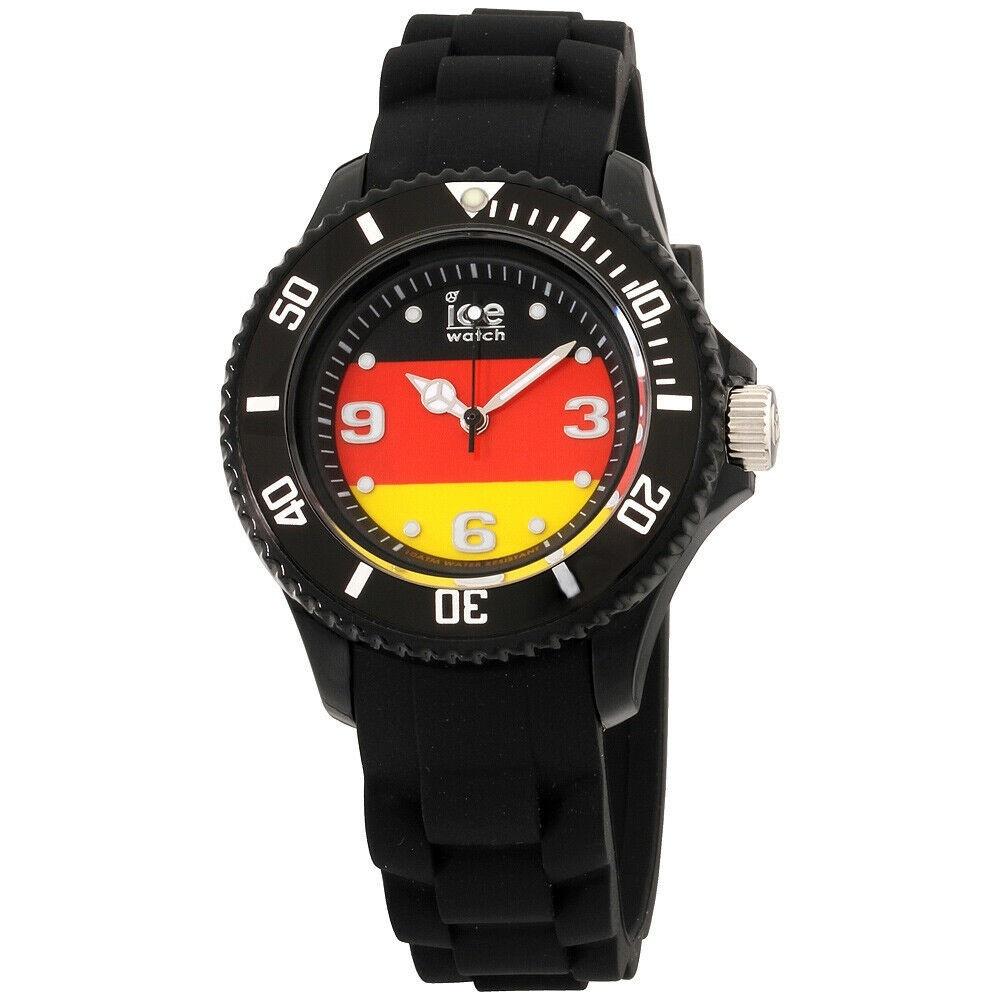 Ice Watch Unisex WO.DE.S.S.12 Ice-World Black Silicone Watch