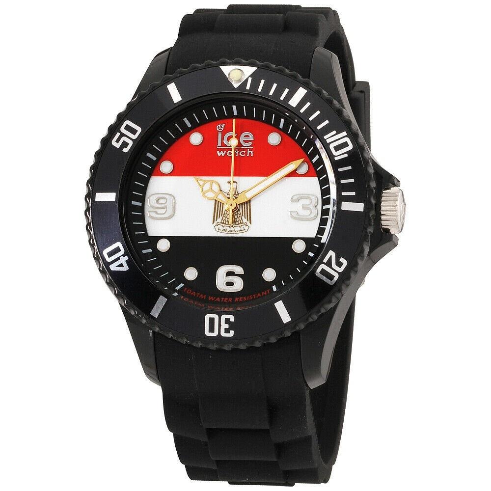 Ice Watch Unisex WO.EG.B.S.12 Ice-World Black Silicone Watch