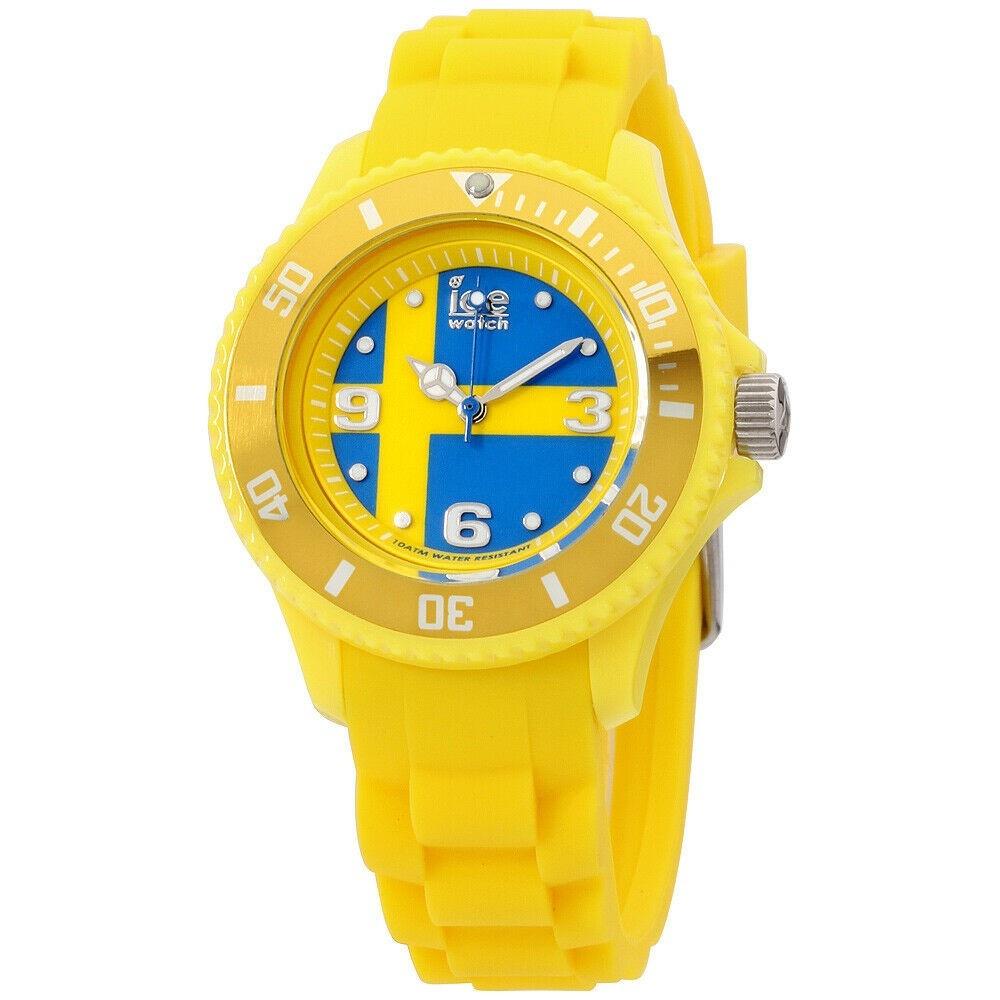 Ice Watch Unisex WO.SE.S.S.12 Ice-World Yellow Silicone Watch