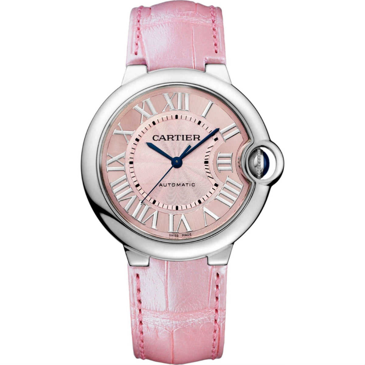 Cartier Women&#39;s WSBB0007 Ballon Bleu Pink Leather Watch