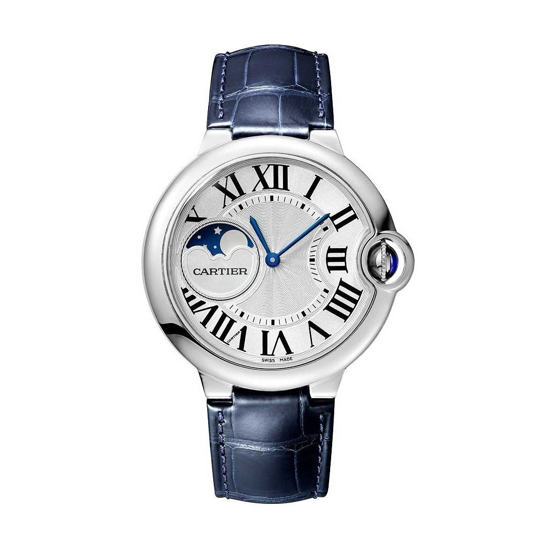 Cartier Women&#39;s WSBB0020 Ballon Bleu Blue Leather Watch