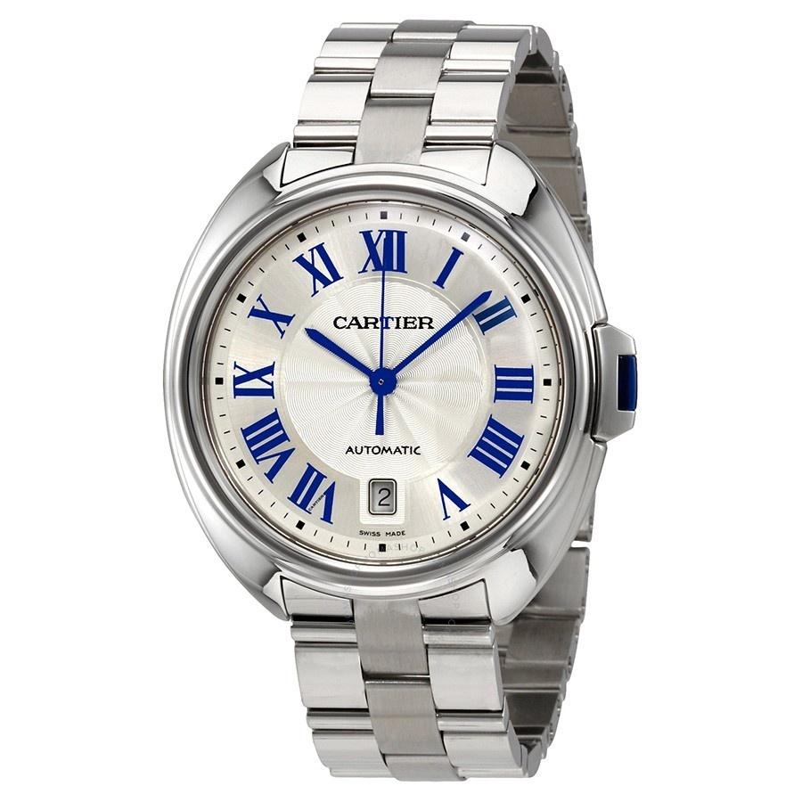Cartier Men&#39;s WSCL0007 Cle Automatic Stainless Steel Watch