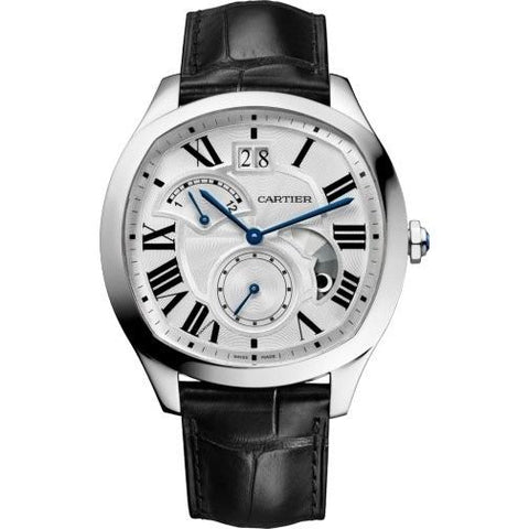 Cartier Men's WSNM0005 Drive De Cartier Black Leather Watch