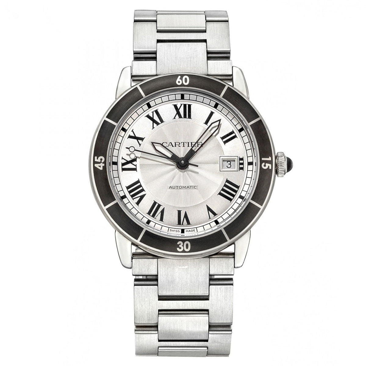 Cartier Men&#39;s WSRN0010 Ronde Croisiere De Cartier Stainless Steel Watch