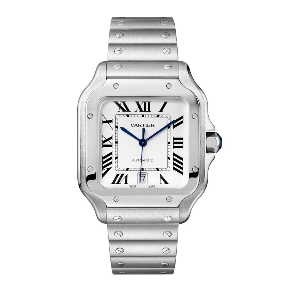 Cartier Men&#39;s WSSA0009 Santos Stainless Steel Watch