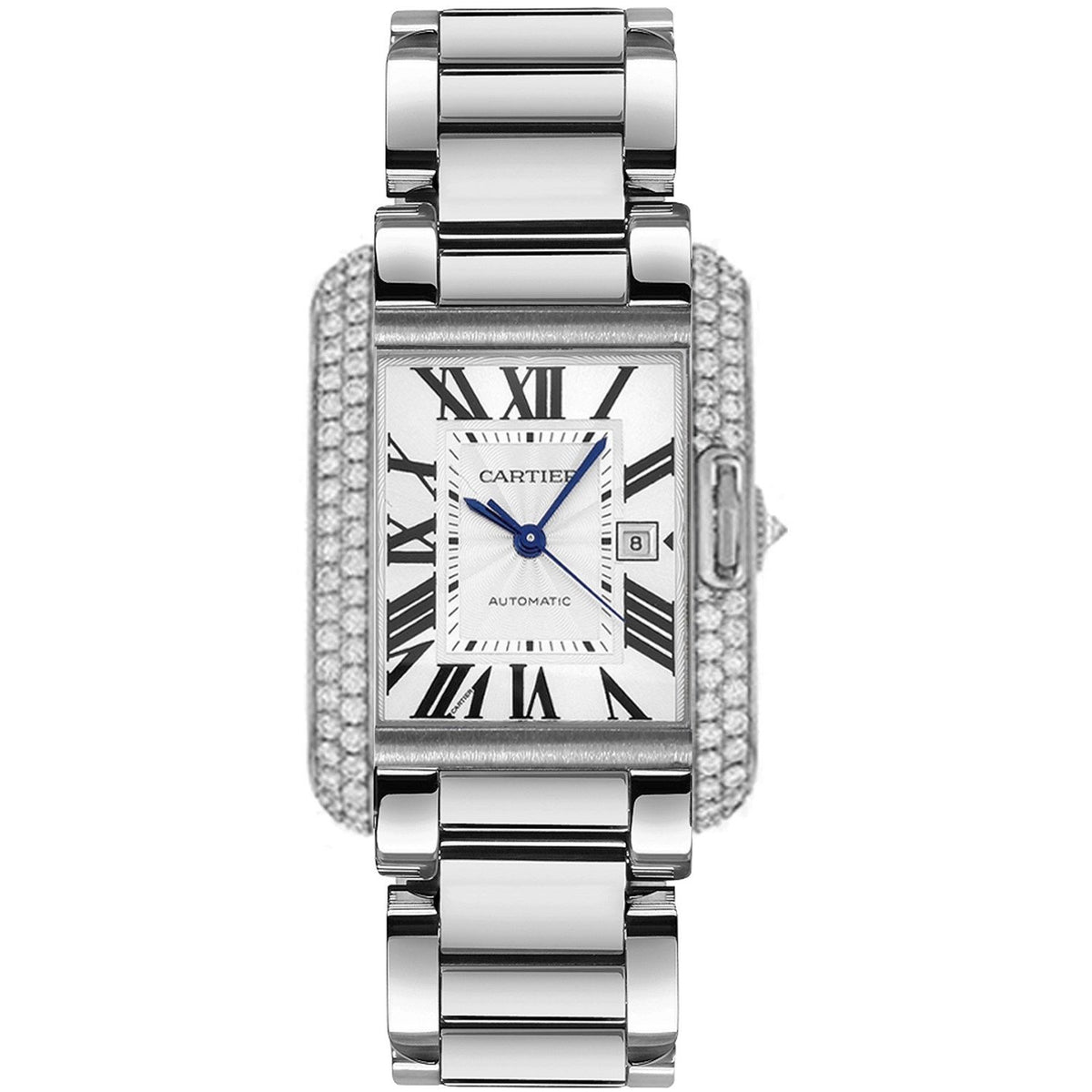 Cartier Unisex WT100009 Tank Stainless Steel Watch