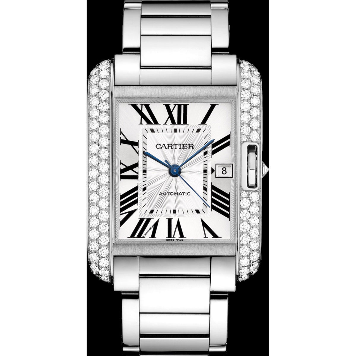 Cartier Men's WT100010 Tank Stainless Steel Watch