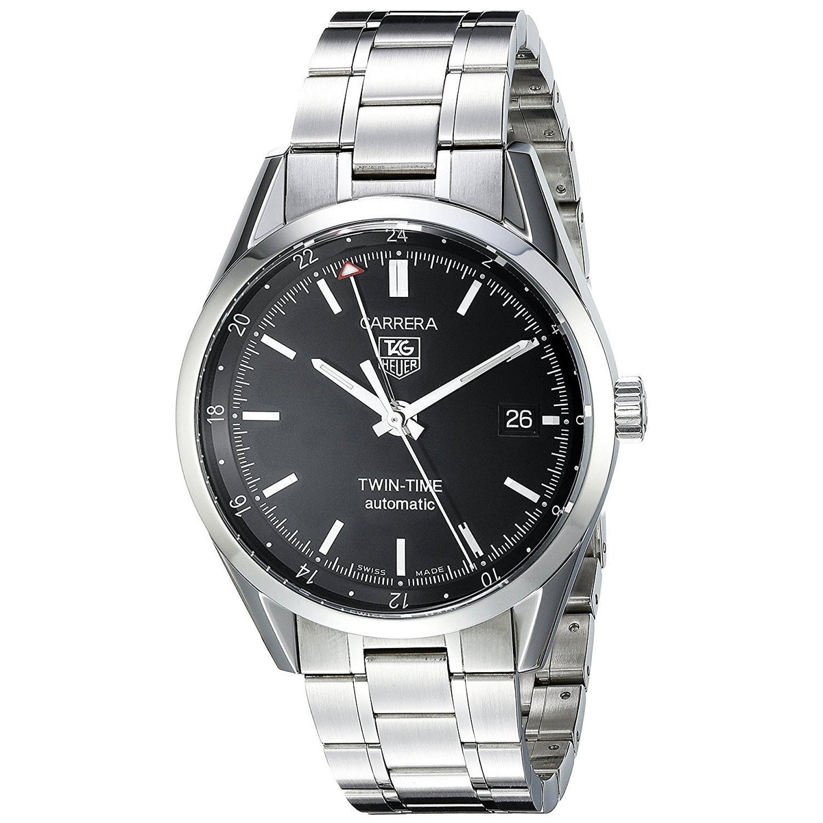 Tag Heuer Men&#39;s WV2115.BA0787 Carrera Automatic Stainless Steel Watch
