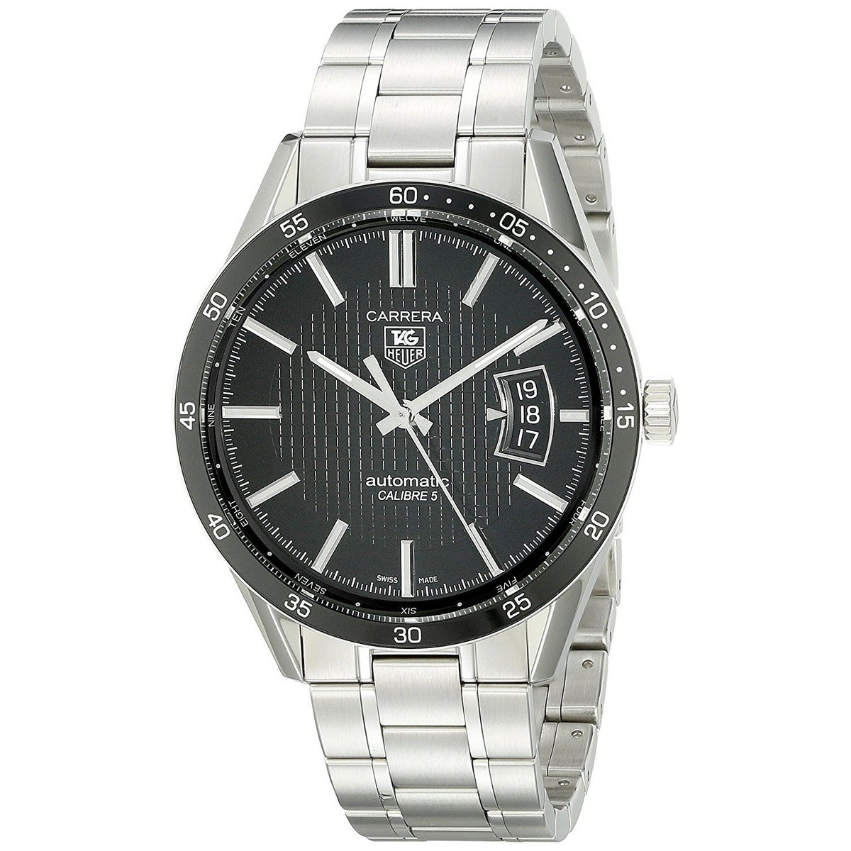 Tag Heuer Men&#39;s WV211M.BA0787 Carrera Automatic Stainless Steel Watch
