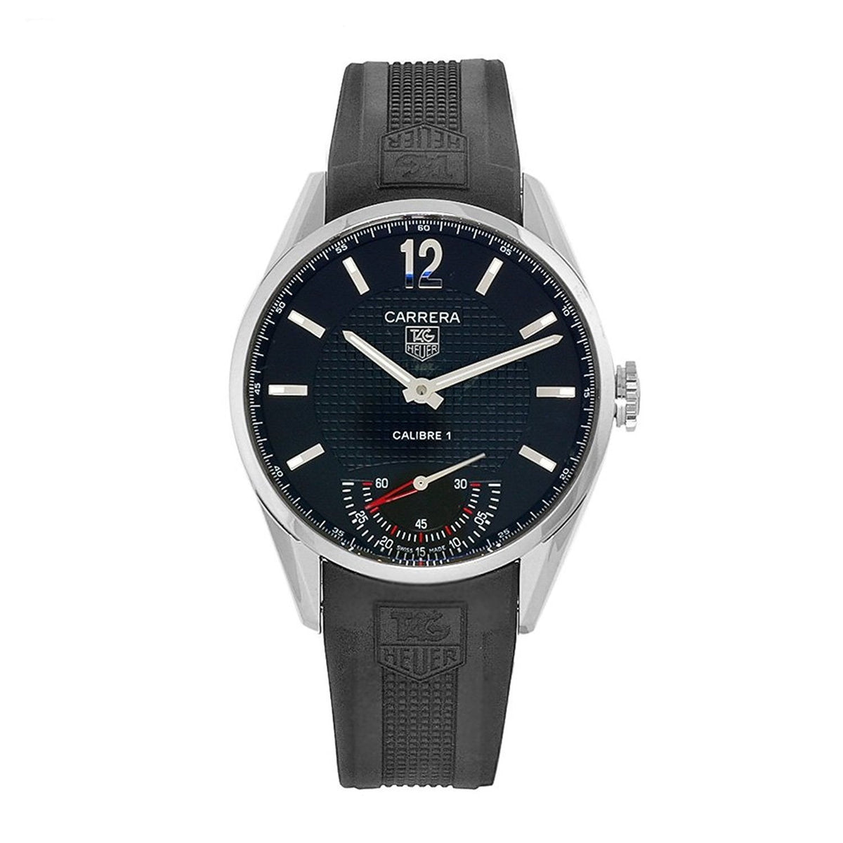 Tag Heuer Men&#39;s WV3010.EB0025 Carrera Limited Edition Mechanical Black Rubber Watch