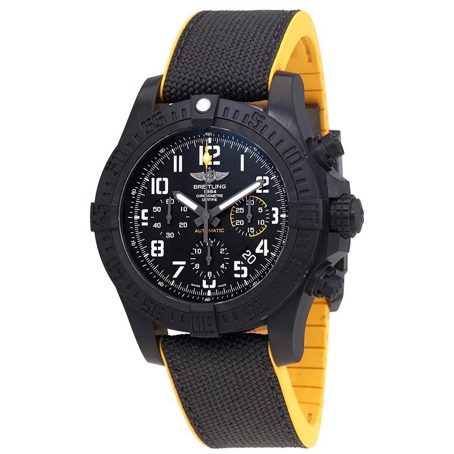 Breitling Men&#39;s XB0180E4-BF31-284S Avenger Hurricane Chronograph Two-Tone Fabric and Rubber Watch