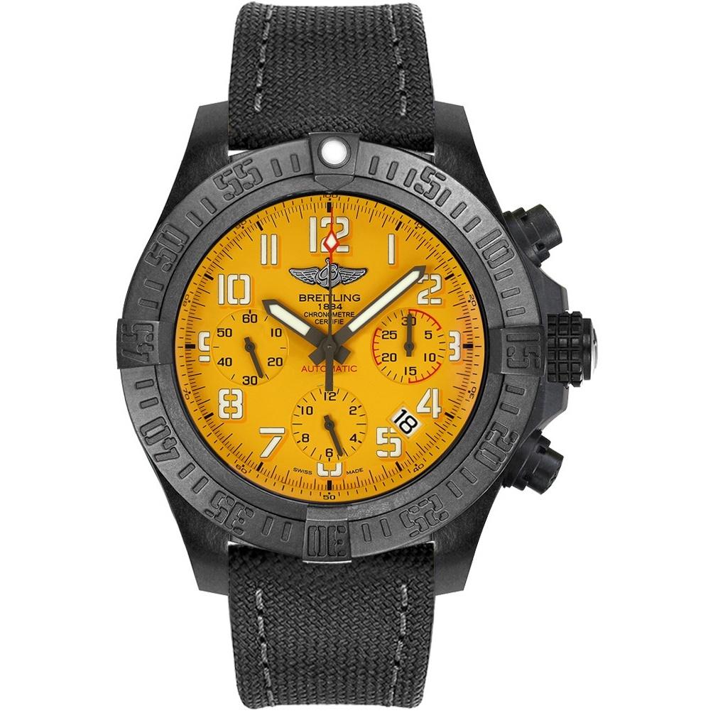 Breitling Men&#39;s XB0180E4-I534-109W Avenger Chronograph Two-Tone Fabric and Rubber Watch