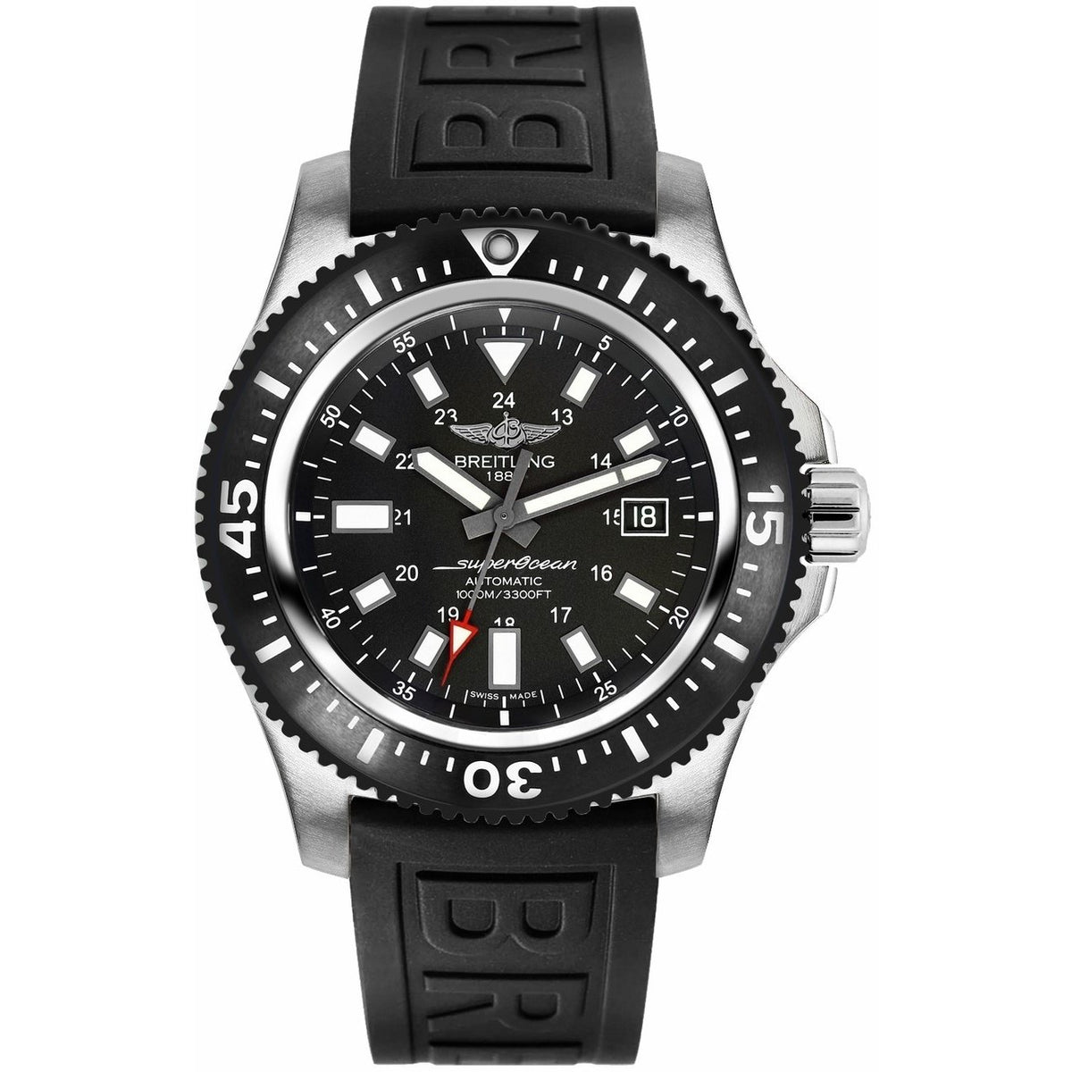 Breitling Men's Y1739310-BF45-152S Superocean 44 SpecialÂ  Black Rubber Watch
