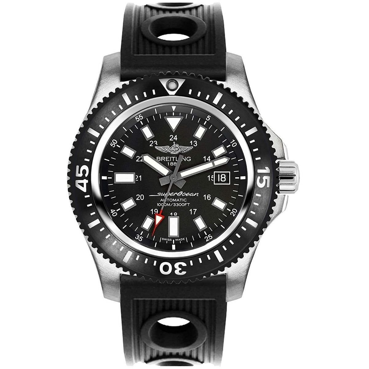 Breitling Men's Y1739310-BF45-200S Superocean 44 SpecialÂ  Black Rubber Watch