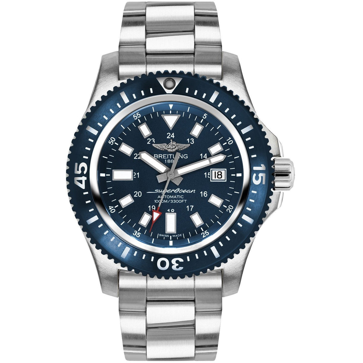 Breitling Men&#39;s Y17393161C1A1 Superocean 44 Stainless Steel Watch