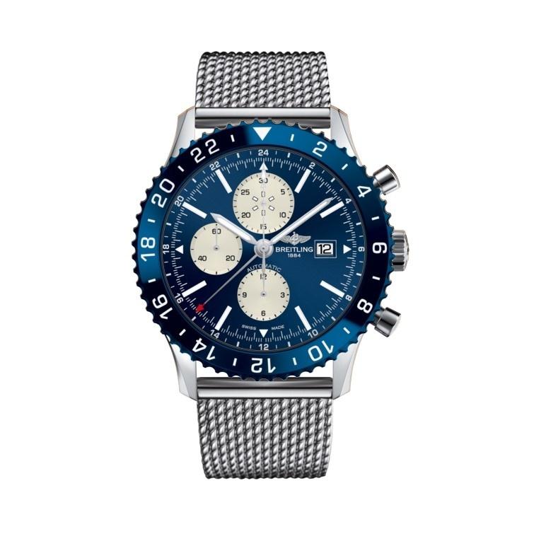 Breitling Men&#39;s Y2431016-C970-152A Chronoliner Chronograph Stainless Steel Watch