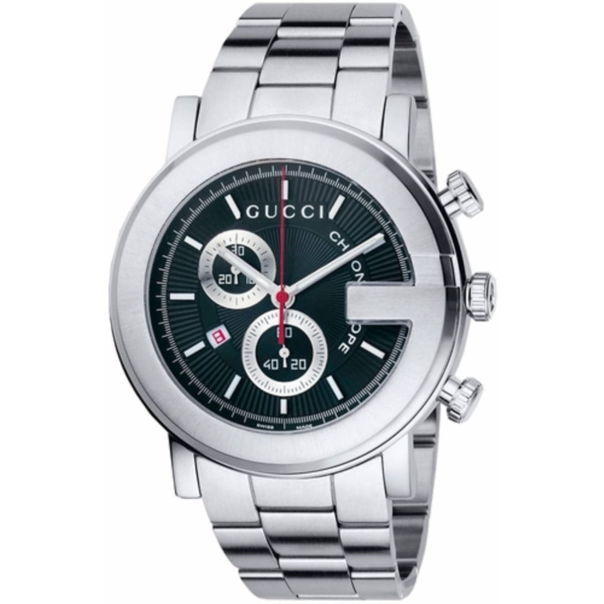 Gucci Men&#39;s YA101309 G-Chrono Chronograph Stainless Steel Watch