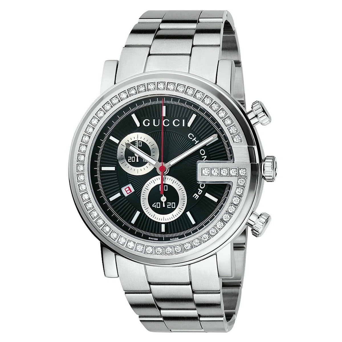Gucci Men's YA101324 G-Chrono XL Chronograph Stainless Steel Watch