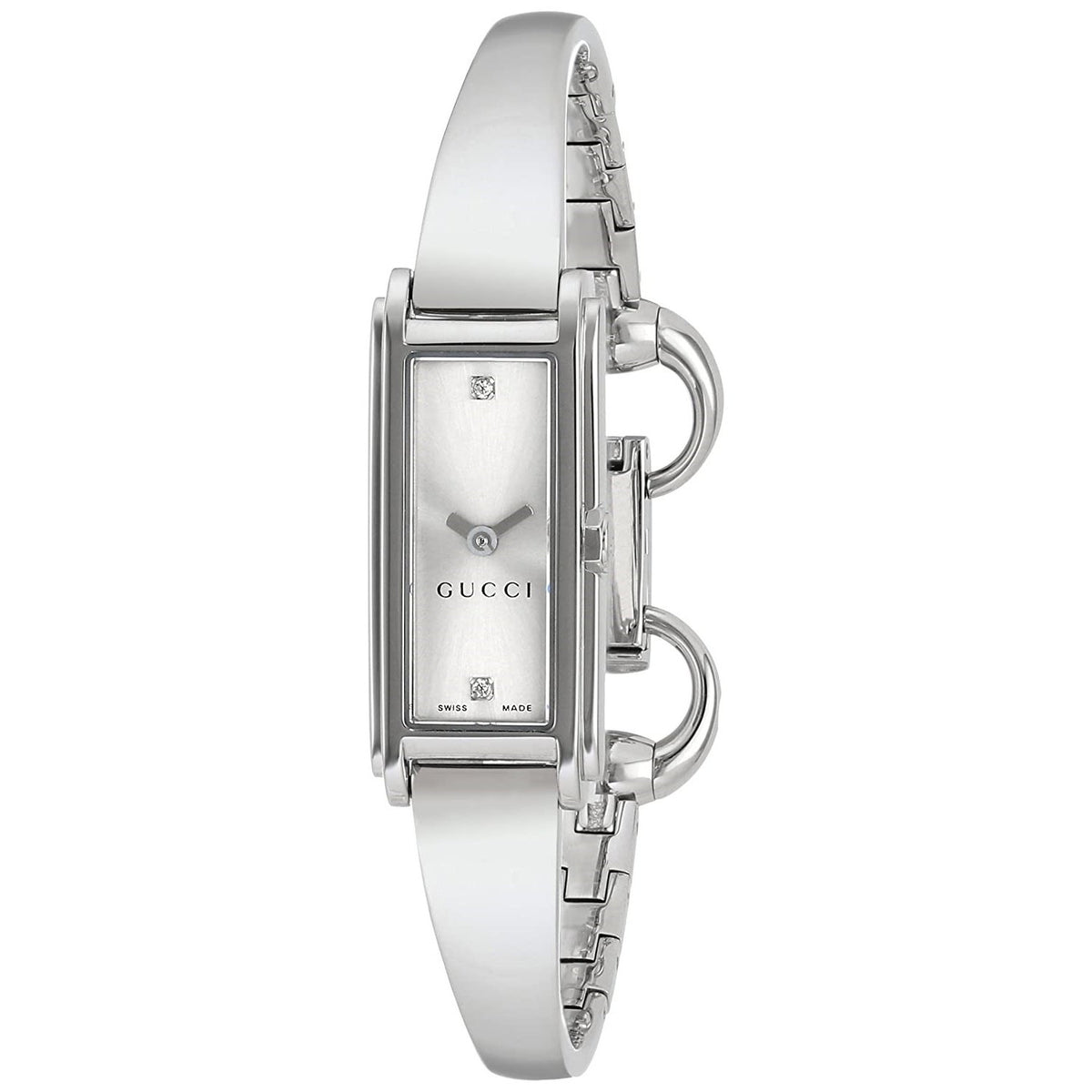 Gucci Women's YA109519 G-Line Diamond Stainless Steel Watch