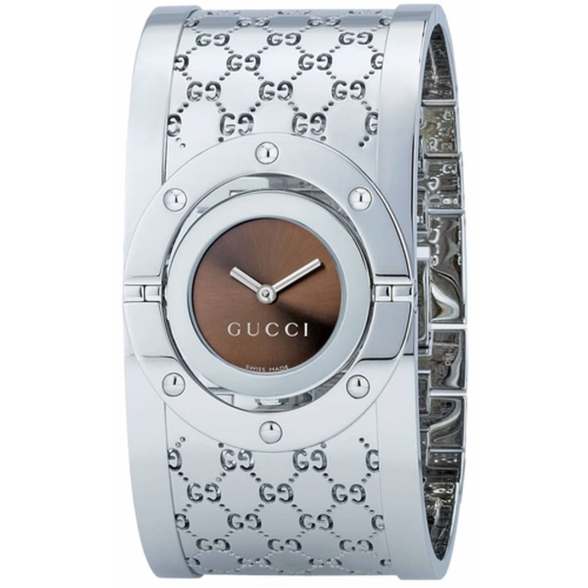 Gucci Women&#39;s YA112401 Twirl Stainless Steel Watch