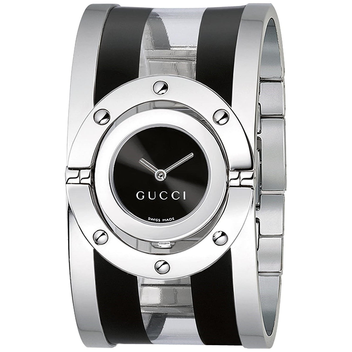 Gucci Women&#39;s YA112414 Twirl Two-Tone Stainless Steel Watch