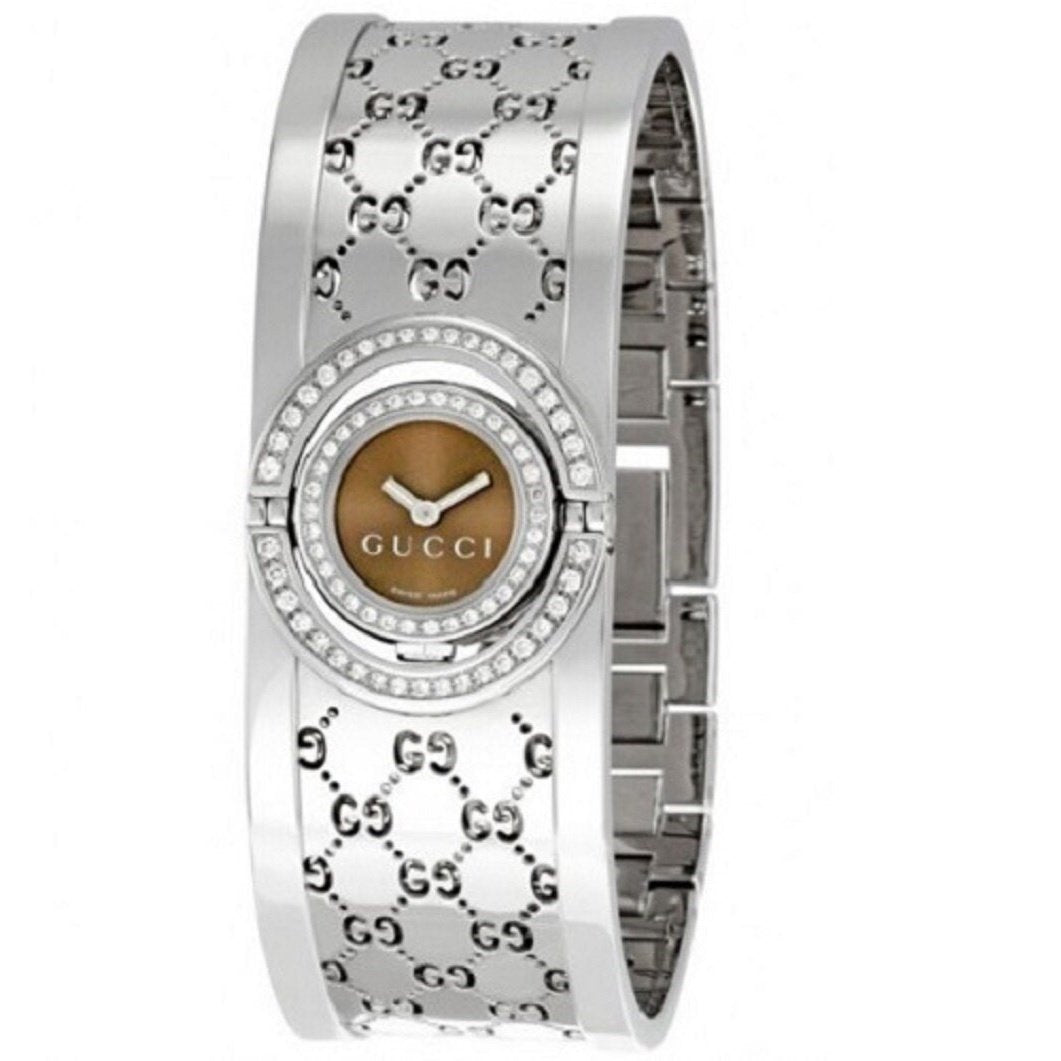 Gucci Women&#39;s YA112504 112 The Twirl Stainless Steel Watch