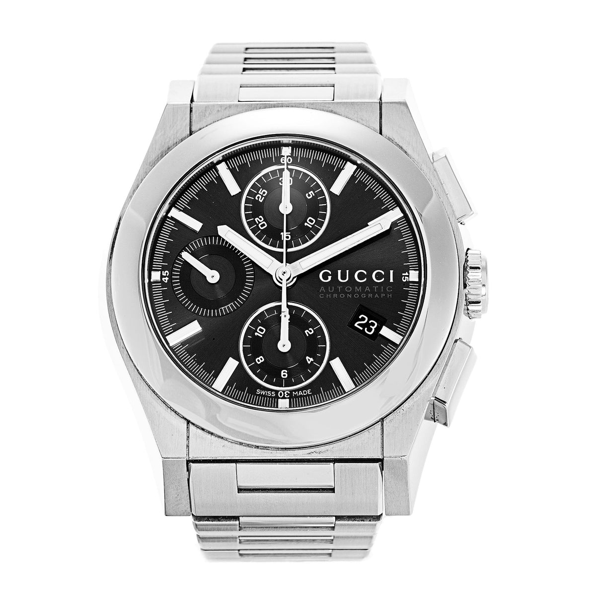 Gucci Men's YA115205 115 Pantheon Chronograph Stainless Steel Watch