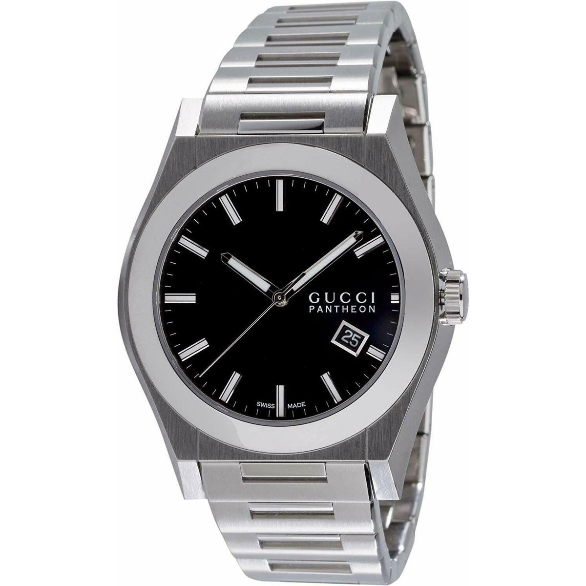 Gucci Men's YA115209 115 Pantheon Stainless Steel Watch