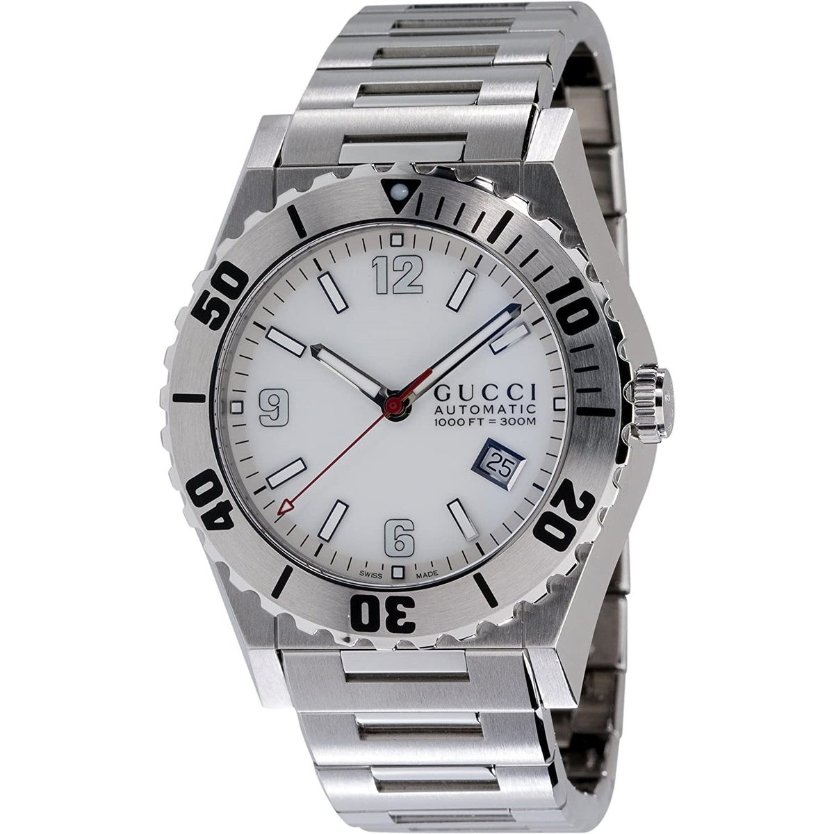 Gucci Men's YA115212 115 Pantheon Stainless Steel Watch